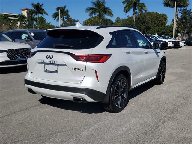 new 2025 INFINITI QX50 car, priced at $54,170