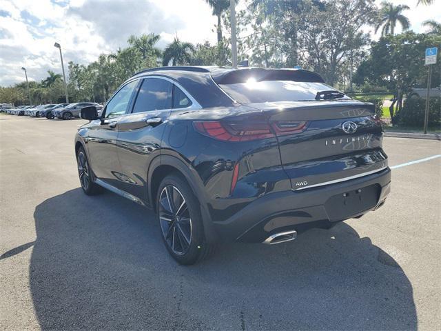 new 2025 INFINITI QX55 car, priced at $52,750