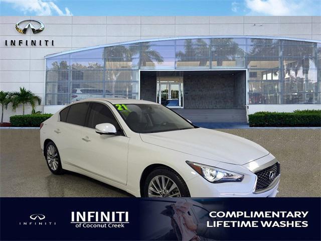 used 2021 INFINITI Q50 car, priced at $28,491