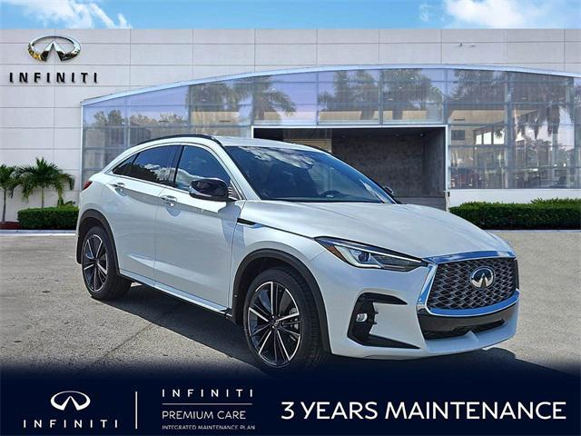 new 2025 INFINITI QX55 car, priced at $53,075