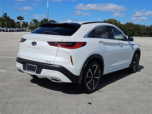 new 2025 INFINITI QX55 car, priced at $53,075