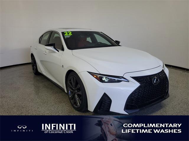 used 2022 Lexus IS 350 car, priced at $42,991