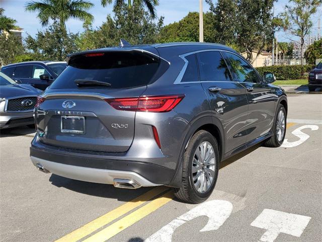 new 2025 INFINITI QX50 car, priced at $49,270