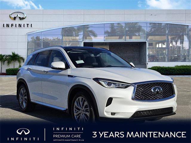 new 2025 INFINITI QX50 car, priced at $50,170