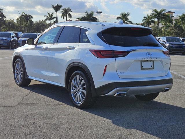 new 2025 INFINITI QX50 car, priced at $50,170