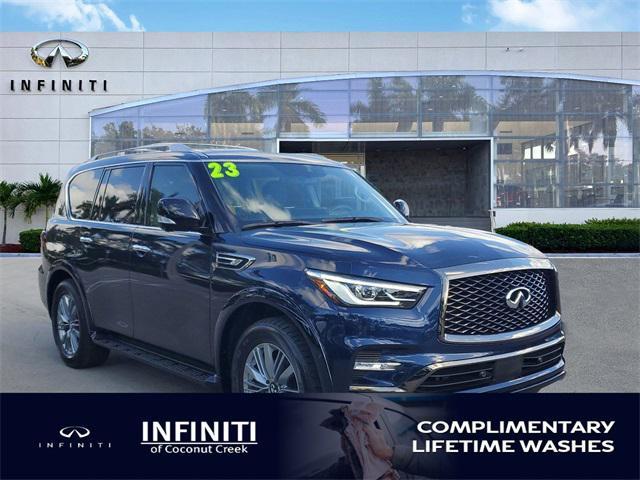 used 2023 INFINITI QX80 car, priced at $54,991