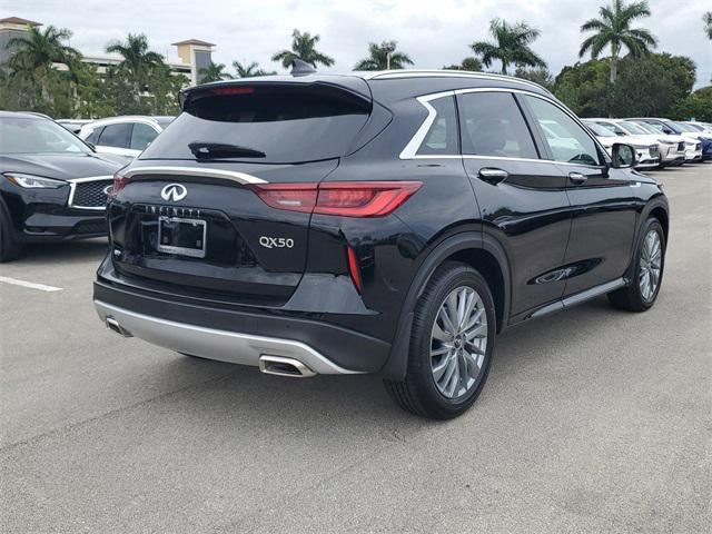 new 2025 INFINITI QX50 car, priced at $49,270