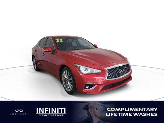 used 2022 INFINITI Q50 car, priced at $29,988