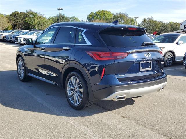 new 2025 INFINITI QX50 car, priced at $49,270