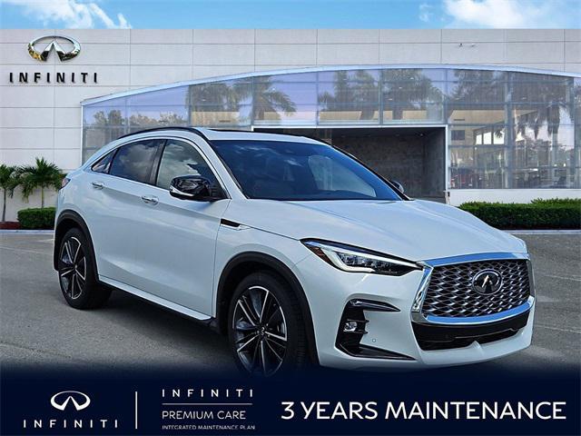 new 2025 INFINITI QX55 car, priced at $58,080