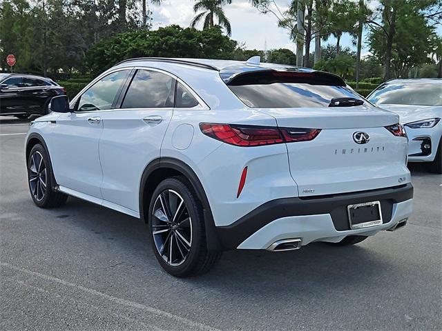 new 2025 INFINITI QX55 car, priced at $58,080