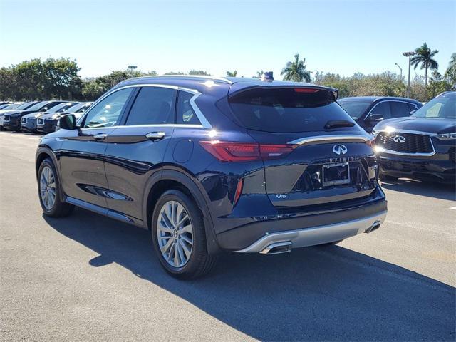 new 2025 INFINITI QX50 car, priced at $49,270