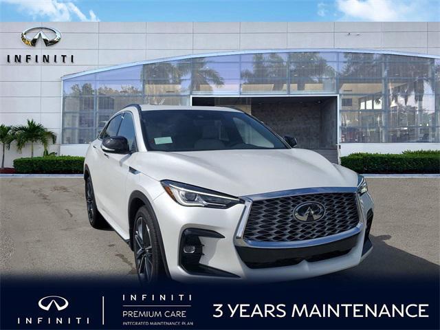 new 2025 INFINITI QX55 car, priced at $53,485