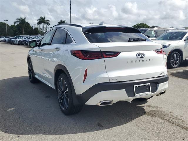 new 2025 INFINITI QX55 car, priced at $53,485