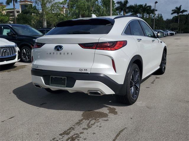 new 2025 INFINITI QX55 car, priced at $53,485