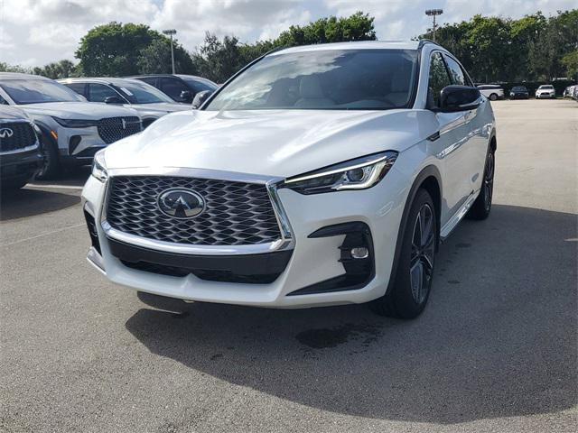 new 2025 INFINITI QX55 car, priced at $53,485