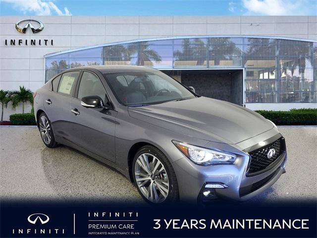 new 2024 INFINITI Q50 car, priced at $53,965