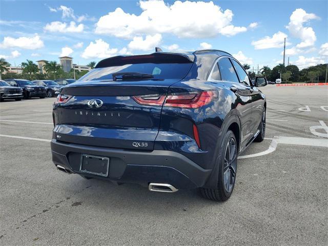 new 2025 INFINITI QX55 car, priced at $57,180