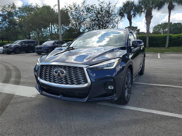 new 2025 INFINITI QX55 car, priced at $57,180