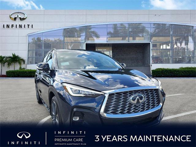 new 2025 INFINITI QX55 car, priced at $57,180