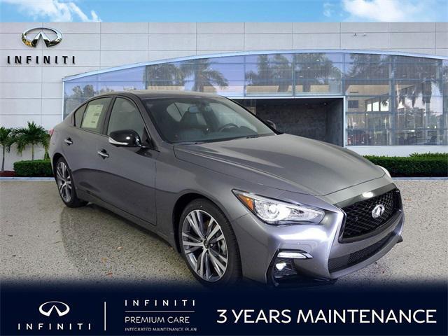 new 2024 INFINITI Q50 car, priced at $53,965