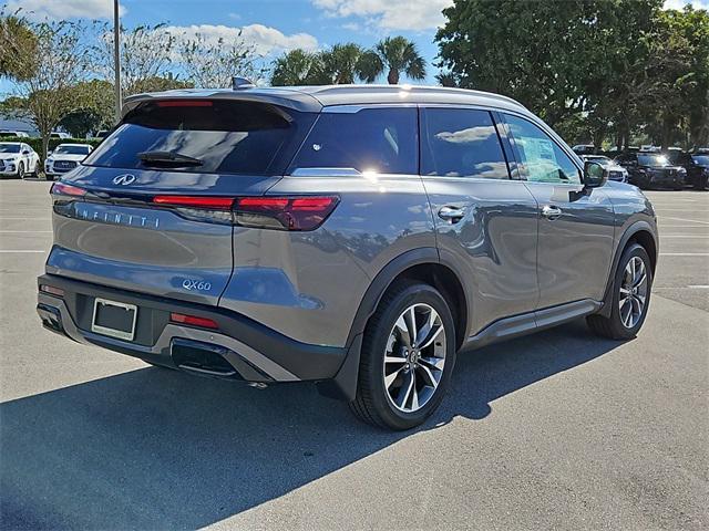 new 2025 INFINITI QX60 car, priced at $58,385