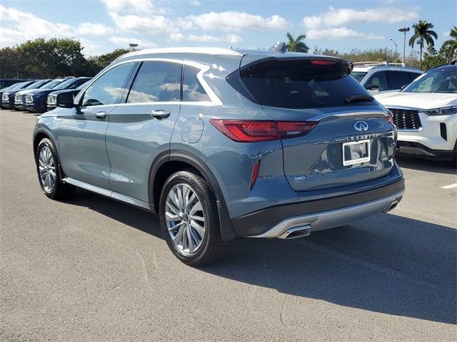 new 2025 INFINITI QX50 car, priced at $49,965