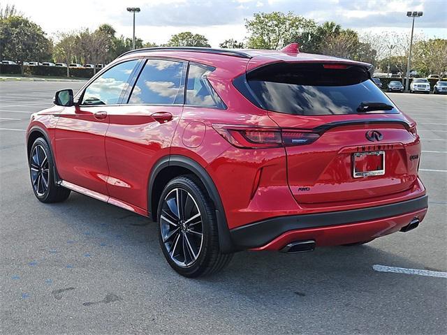 new 2025 INFINITI QX50 car, priced at $54,170