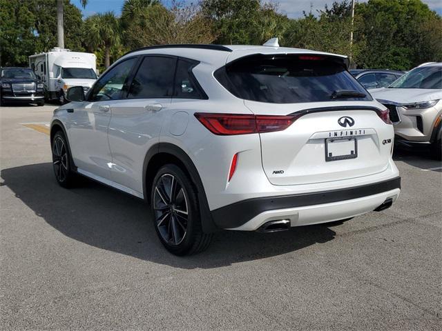 new 2025 INFINITI QX50 car, priced at $54,170