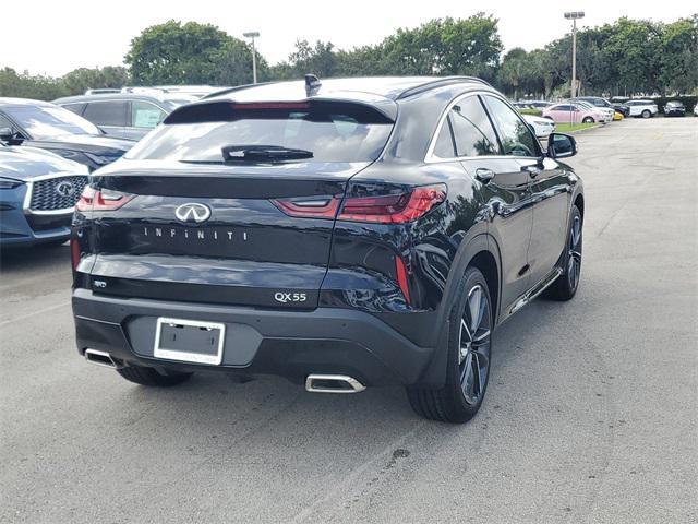 new 2025 INFINITI QX55 car, priced at $52,085