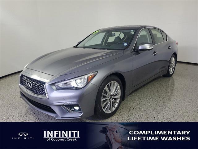 used 2021 INFINITI Q50 car, priced at $25,625