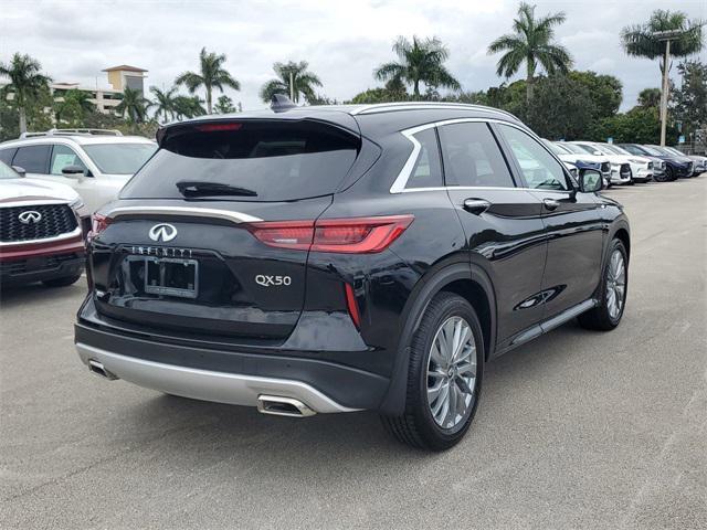 new 2025 INFINITI QX50 car, priced at $49,270