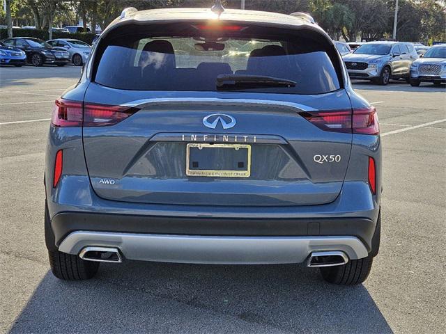 new 2025 INFINITI QX50 car, priced at $49,965