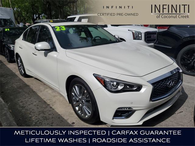 used 2023 INFINITI Q50 car, priced at $33,981