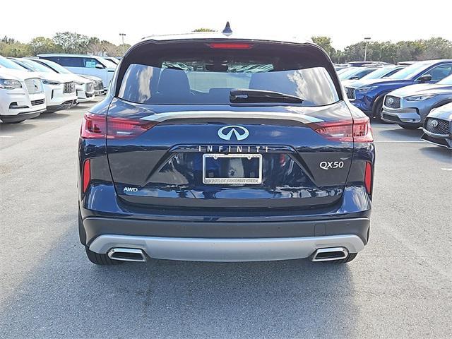 new 2025 INFINITI QX50 car, priced at $49,270