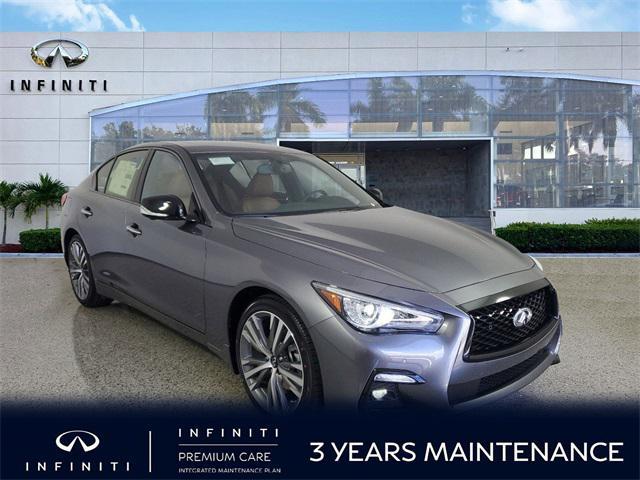 new 2024 INFINITI Q50 car, priced at $54,465