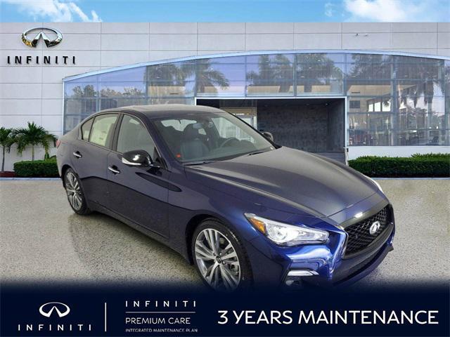 new 2024 INFINITI Q50 car, priced at $52,660