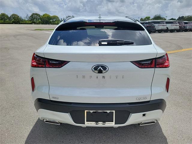 new 2025 INFINITI QX55 car, priced at $53,485