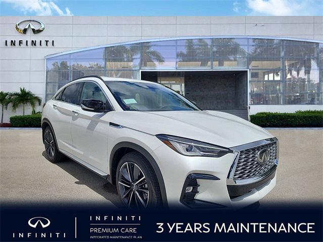 new 2025 INFINITI QX55 car, priced at $53,485