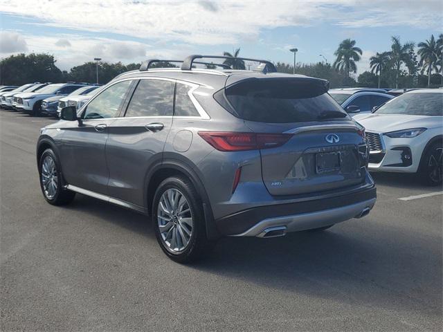 new 2025 INFINITI QX50 car, priced at $49,670