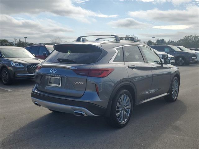 new 2025 INFINITI QX50 car, priced at $49,670