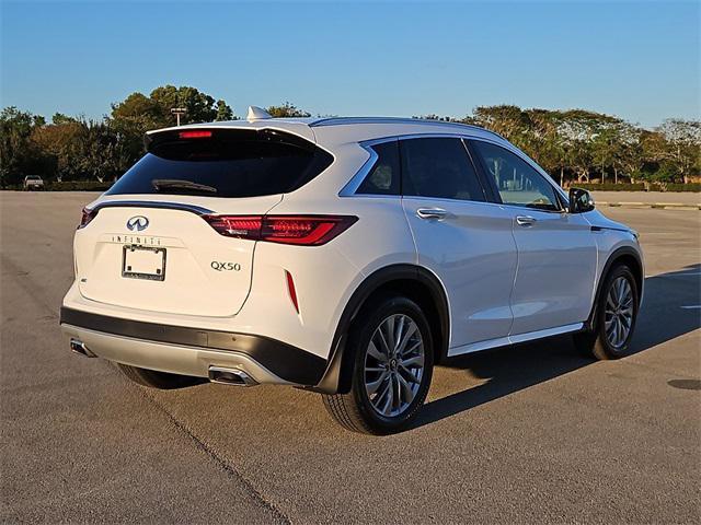 new 2025 INFINITI QX50 car, priced at $49,270