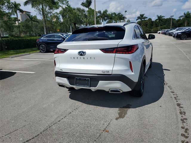 new 2025 INFINITI QX55 car, priced at $53,685