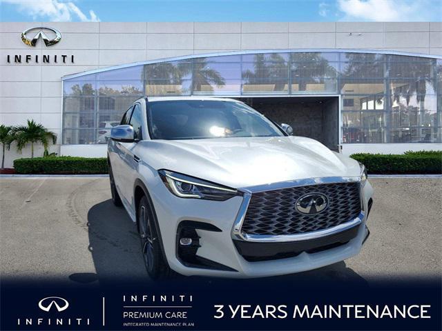 new 2025 INFINITI QX55 car, priced at $53,685