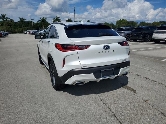 new 2025 INFINITI QX55 car, priced at $53,685