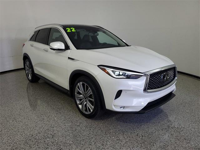 used 2022 INFINITI QX50 car, priced at $37,695