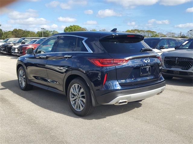 new 2025 INFINITI QX50 car, priced at $44,675