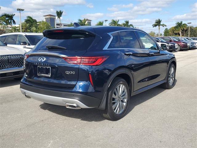 new 2025 INFINITI QX50 car, priced at $44,675