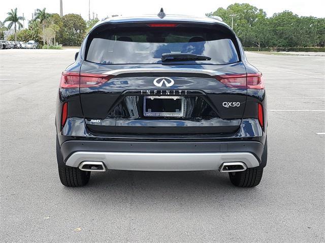 new 2025 INFINITI QX50 car, priced at $48,655