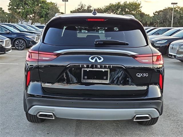 new 2025 INFINITI QX50 car, priced at $48,370